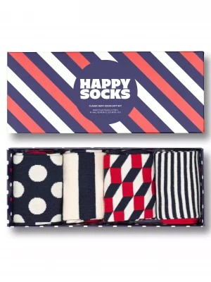 Accessoire Chaussettes Quatuor Geometrique Rouge Moyen