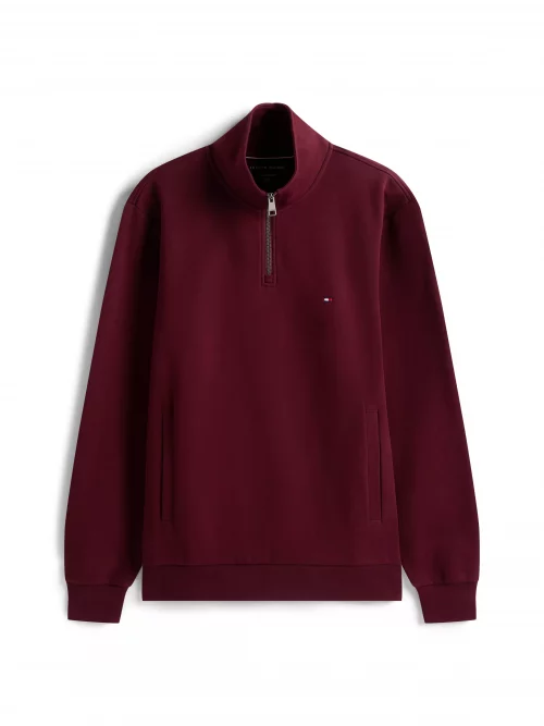 Pull Col Cheminee Tech 1/2 Zip Rouge Fonce – Image 4