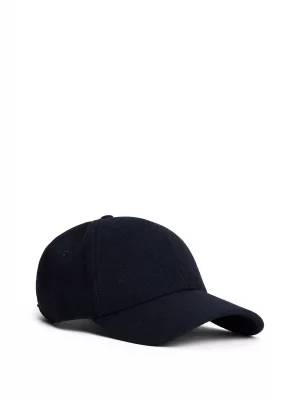 Accessoire Casquette Us Chevron Laine Bleu Fonce