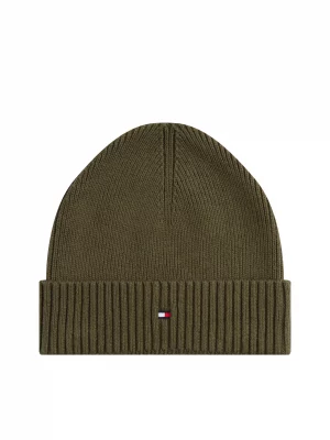 Accessoire Bonnet Coton Cash Tricot Kaki Fonce