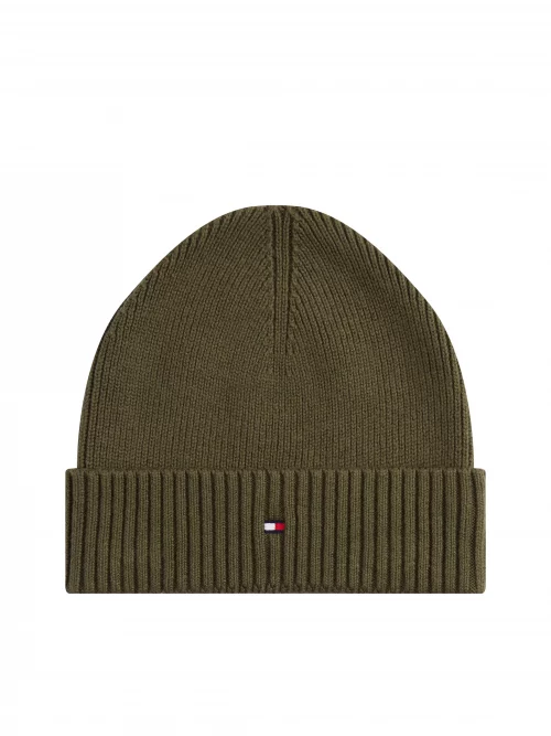 Accessoire Bonnet Coton Cash Tricot Kaki Fonce