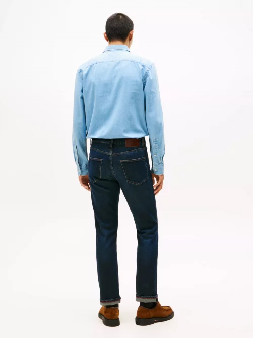 Jean Denim Denton Indigo Delave Bleu Moyen – Image 4