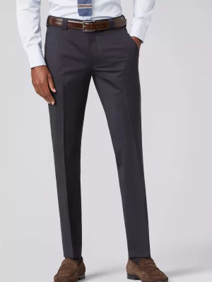 Pantalon Ville Gabardine Polylaine Bleu Fonce