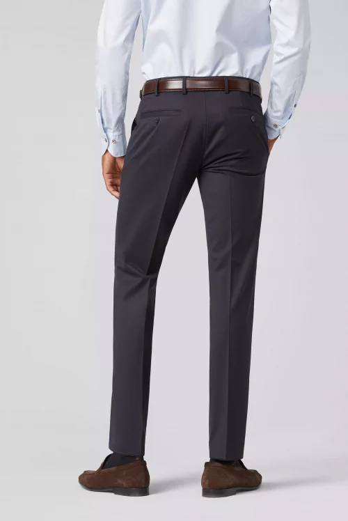 Pantalon Ville Gabardine Polylaine Bleu Fonce – Image 2
