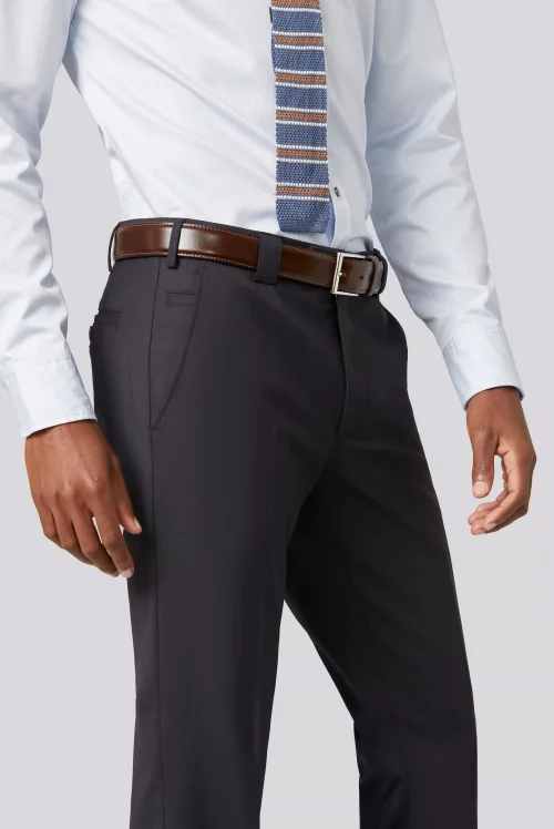 Pantalon Ville Gabardine Polylaine Bleu Fonce – Image 3