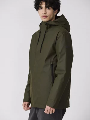 Grosse Piece Blouson Pu Matelasse Kaki Fonce