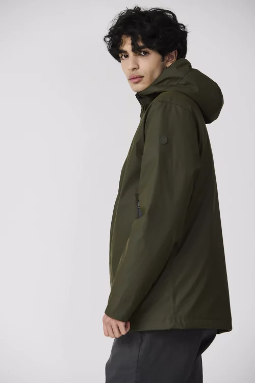 Grosse Piece Blouson Pu Matelasse Kaki Fonce – Image 3