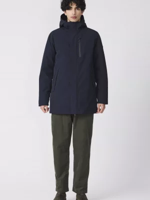 Grosse Piece Parka Softshell Magnet Bleu Fonce
