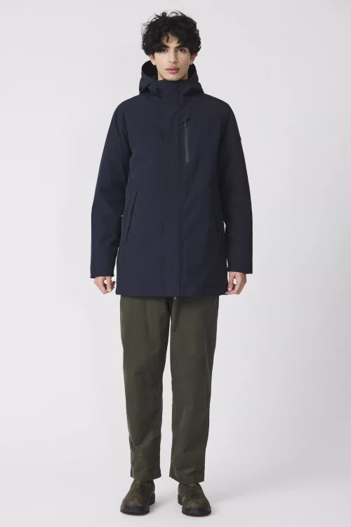 Grosse Piece Parka Softshell Magnet Bleu Fonce