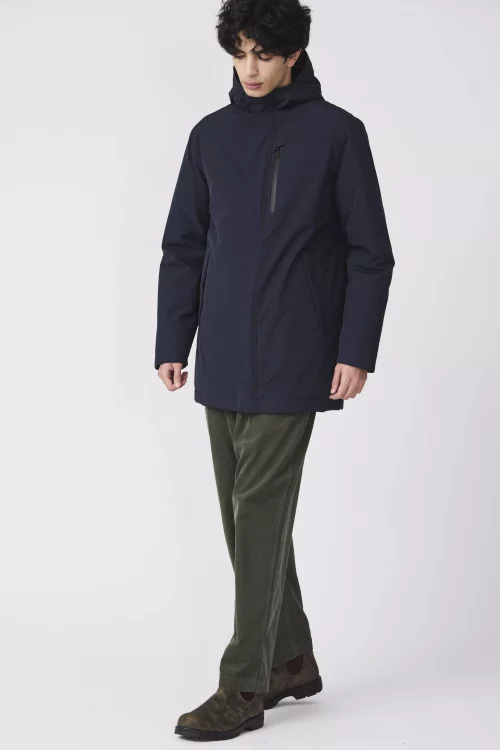 Grosse Piece Parka Softshell Magnet Bleu Fonce – Image 3