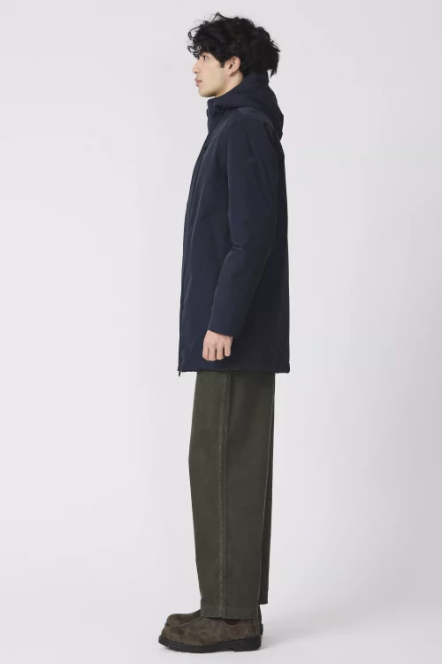 Grosse Piece Parka Softshell Magnet Bleu Fonce – Image 5
