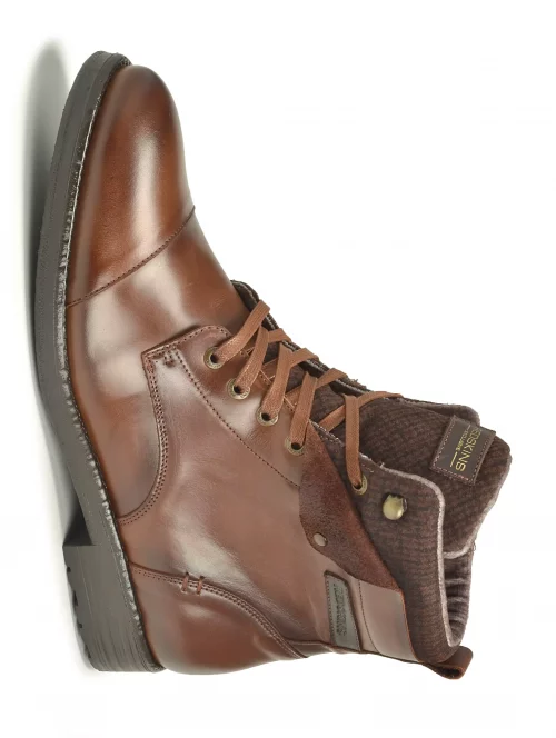 Accessoire Chaussures Rk Botillon Col Carreau Beige Moyen