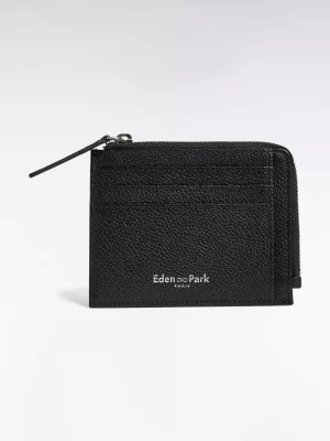 Accessoire Maroquinerie Porte-carte Cuir Noir Fonce