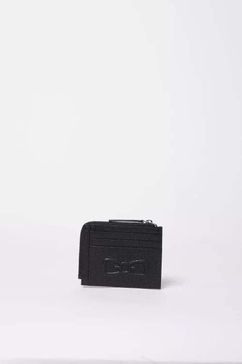 Accessoire Maroquinerie Porte-carte Cuir Noir Fonce – Image 3