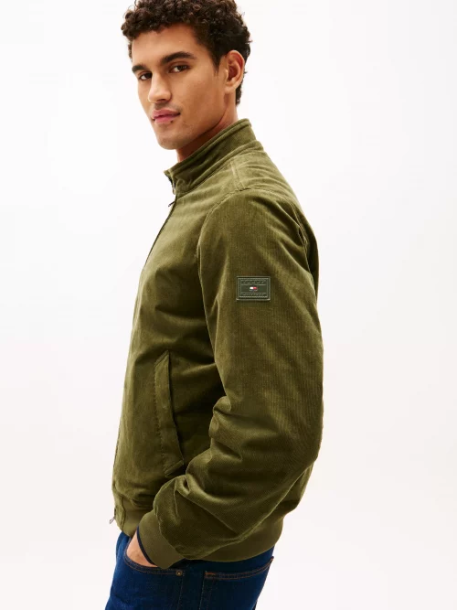 Grosse Piece Blouson Harrington Velours Kaki Fonce – Image 5