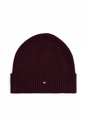 Accessoire Bonnet Coton Cash Tricot Rouge Fonce