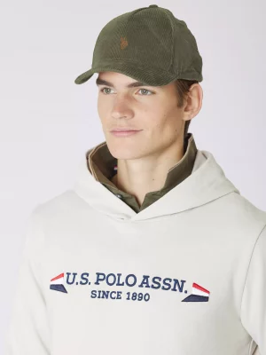 Accessoire Casquette Us Velours Kaki Fonce