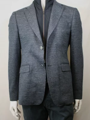 Veste Ville Pointille Actu Bleu Moyen