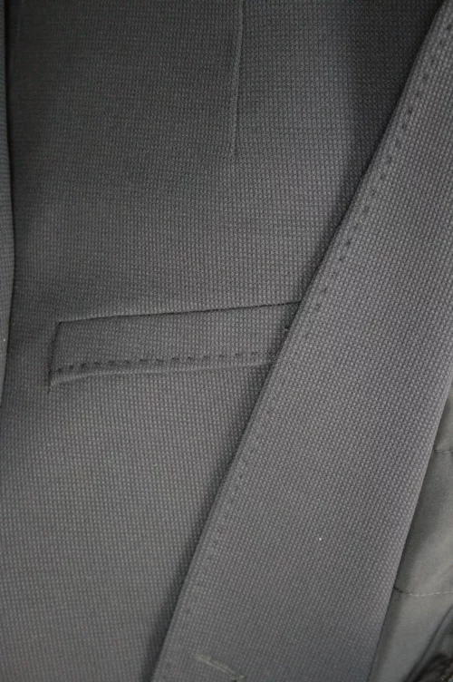 Veste Ville Nid Abeille Actu Bleu Fonce – Image 3