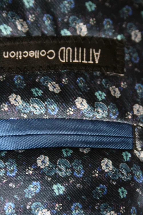 Veste Ville Nid Abeille Actu Bleu Fonce – Image 4