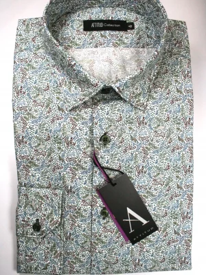 Chemise Manches Longues Ville Animaux Vert Moyen