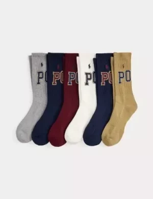 Accessoire Chaussettes Lot 6 Coton Polo Divers