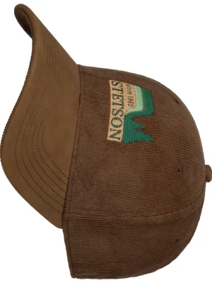 Accessoire Casquette Us Velours Beige Fonce