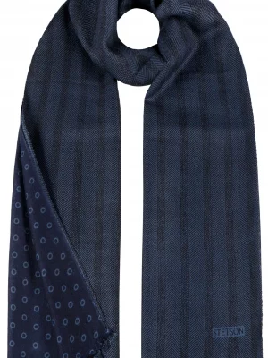 Accessoire Echarpe Chevron Bleu Moyen