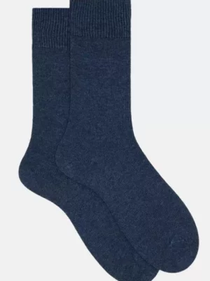 Accessoire Chaussettes Laine & Cachemire Bleu Moyen