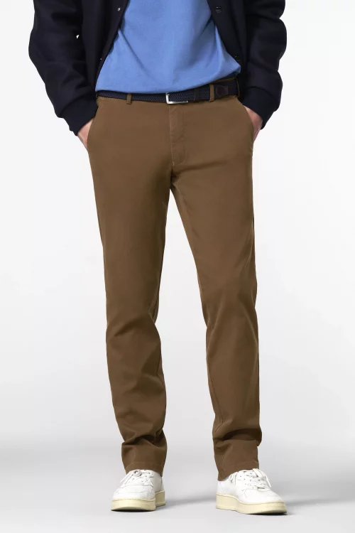 Pantalon Sport Micro Structure Beige Moyen