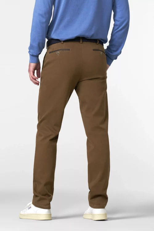 Pantalon Sport Micro Structure Beige Moyen – Image 2