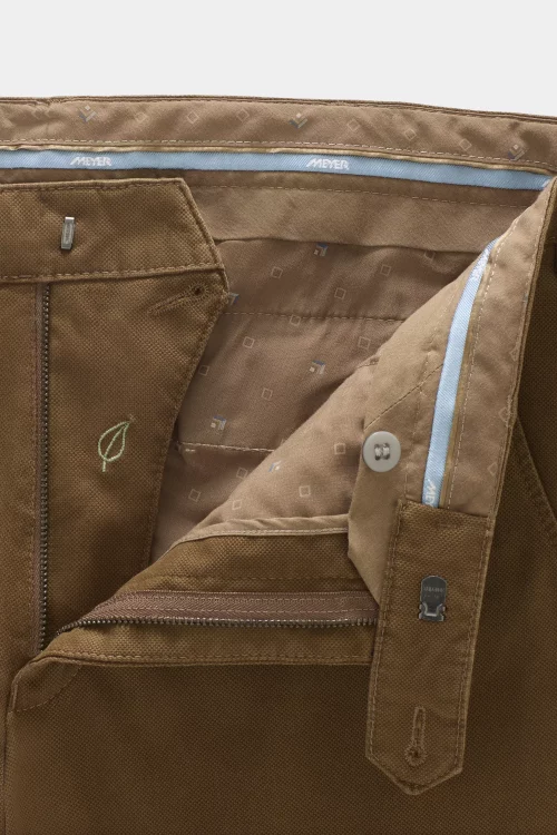 Pantalon Sport Micro Structure Beige Moyen – Image 4