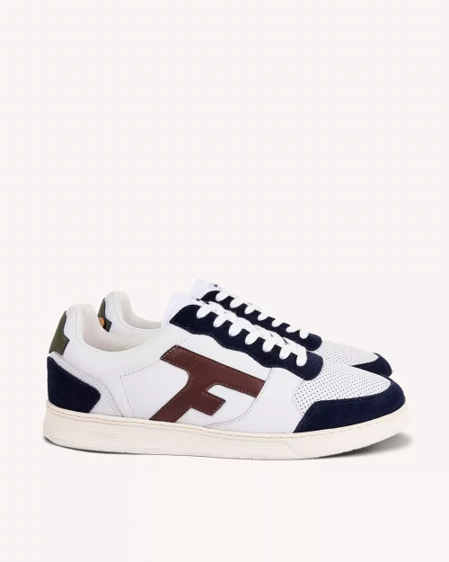 Accessoire Chaussures Sneaker Cuir Suede Marine Bleu Fonce