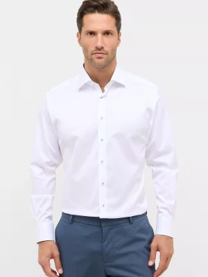 Chemise Manches Longues Ville 1863 Twill Oppo Double Retors Blanc