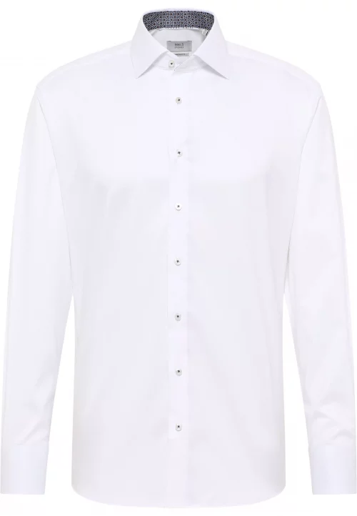 Chemise Manches Longues Ville 1863 Twill Oppo Double Retors Blanc – Image 4