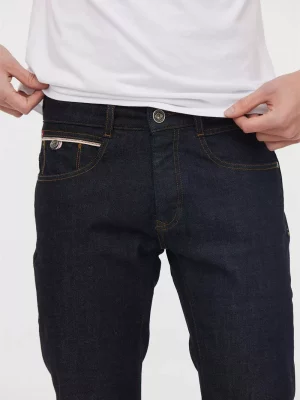 Jean Denim Brut Bleu Fonce