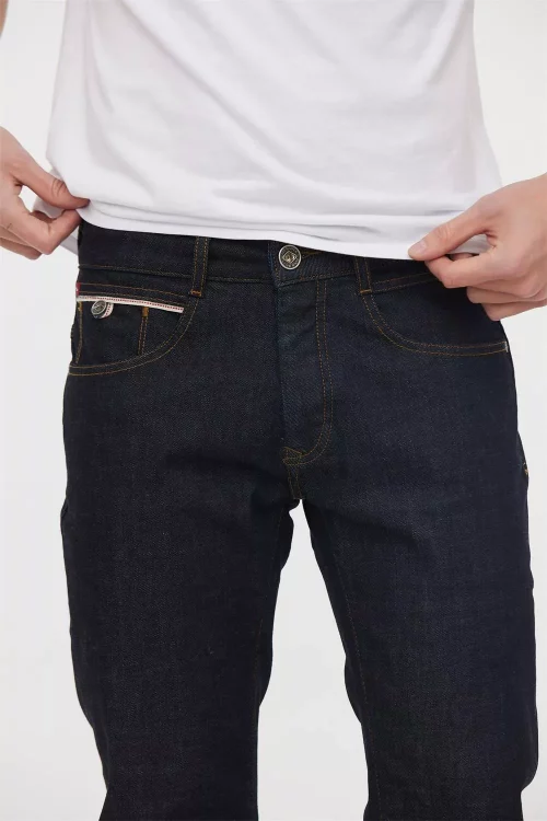 Jean Denim Brut Bleu Fonce