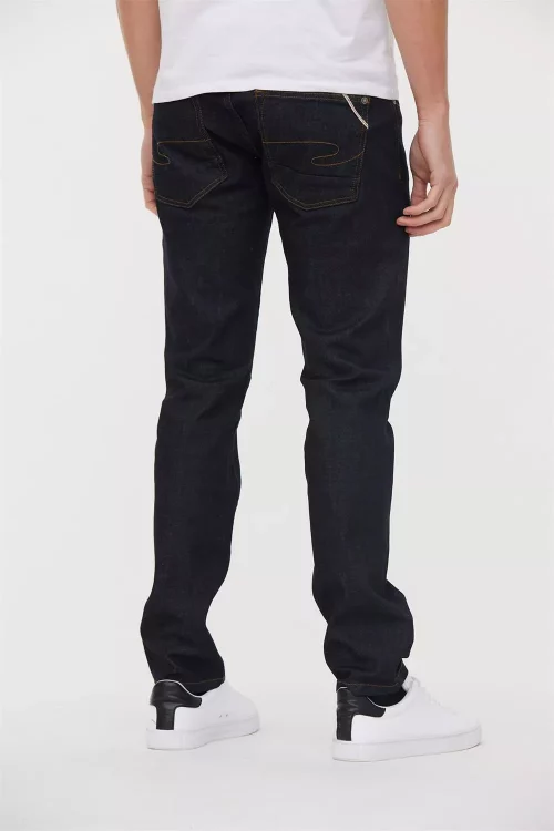 Jean Denim Brut Bleu Fonce – Image 3