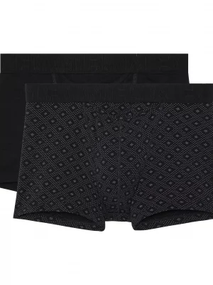 Accessoire Shorty Duo Uni + Imprime Points Noir Fonce
