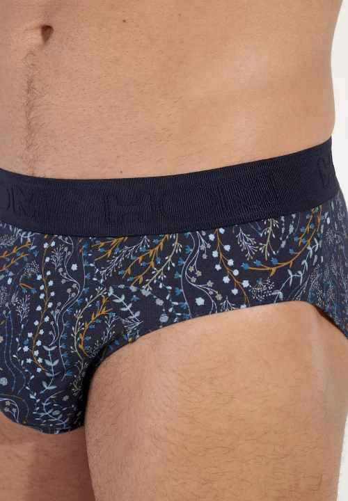 Accessoire Slip Imprime Vegetal Bleu Fonce – Image 3