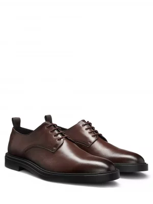 Accessoire Chaussures Derby Cuir Beige Moyen