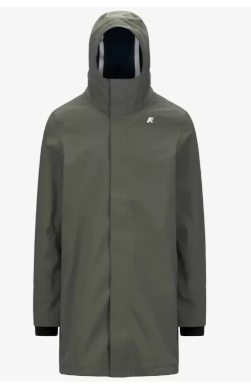 Grosse Piece Parka Neoprene Kaki Fonce