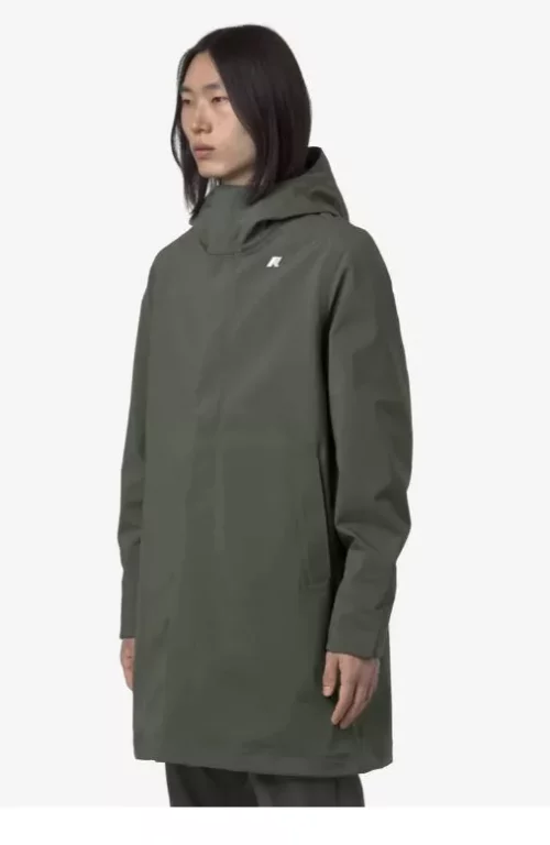 Grosse Piece Parka Neoprene Kaki Fonce – Image 3