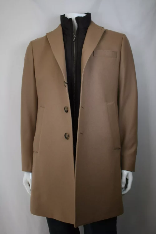 Grosse Piece Manteau Laine Cach Nantua Beige Moyen