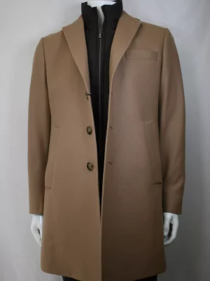 Grosse Piece Manteau Laine Cach Nantua Beige Moyen