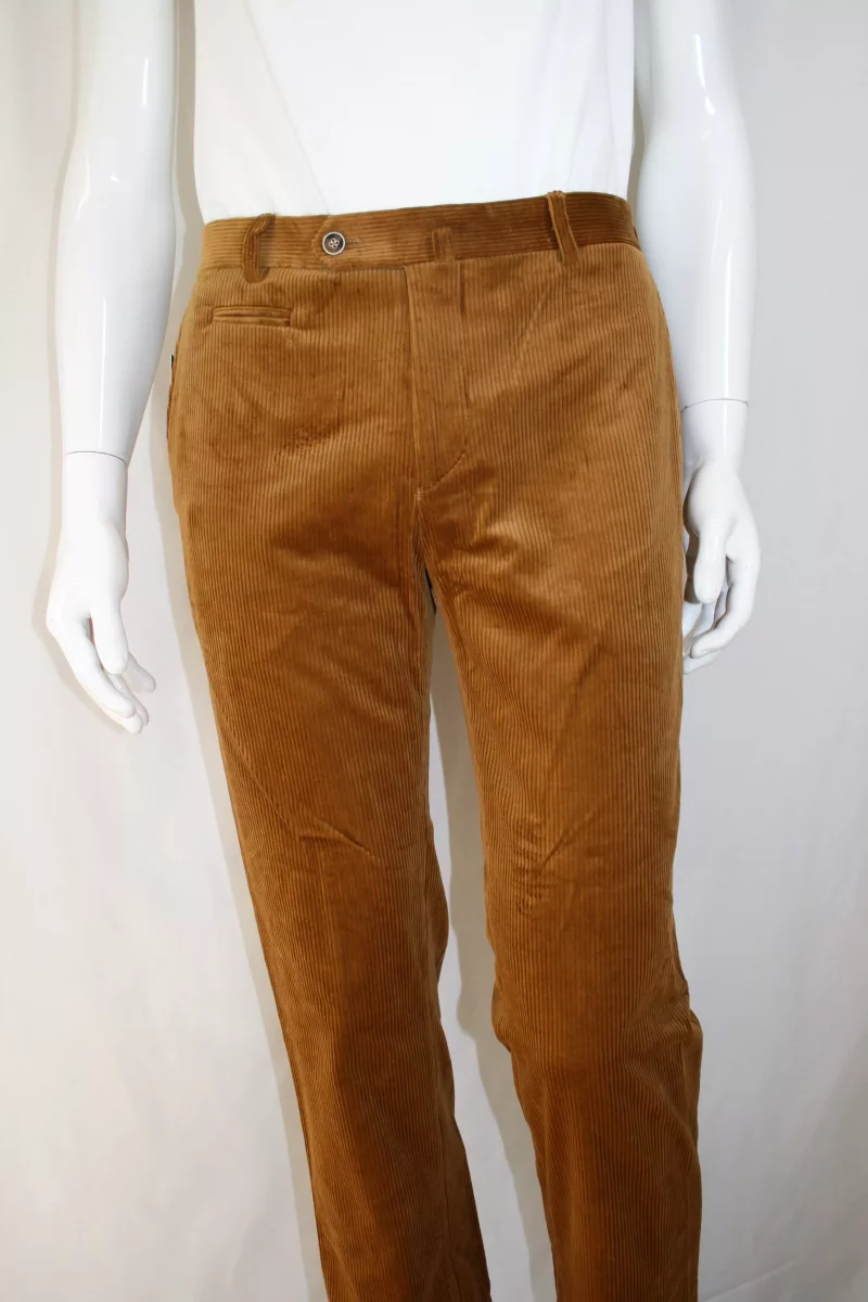 Pantalon Velours Velours Hamilton-2 Jaune Moyen