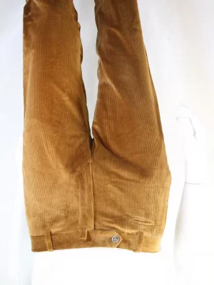 Pantalon Velours Velours Hamilton-2 Jaune Moyen