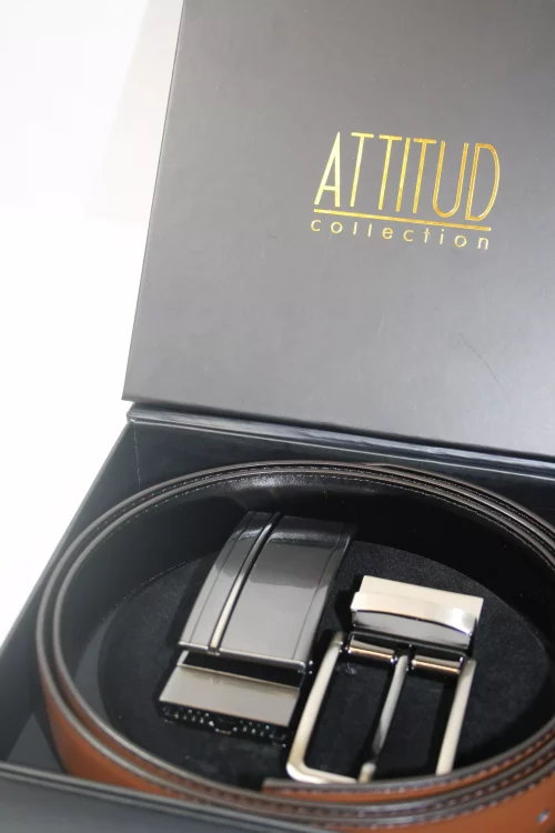 Accessoire Ceinture Coffret Noir Noir Fonce
