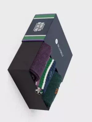 Accessoire Chaussettes Coffret Trio Vert Vert Moyen