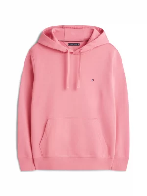Pull Sweat  French Terry Enfilable Capuche Rose Moyen